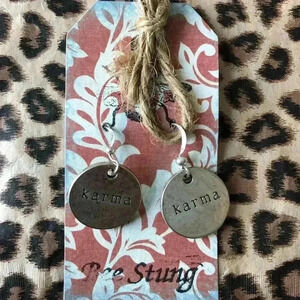 Handmade “Karma” Earrings NEW